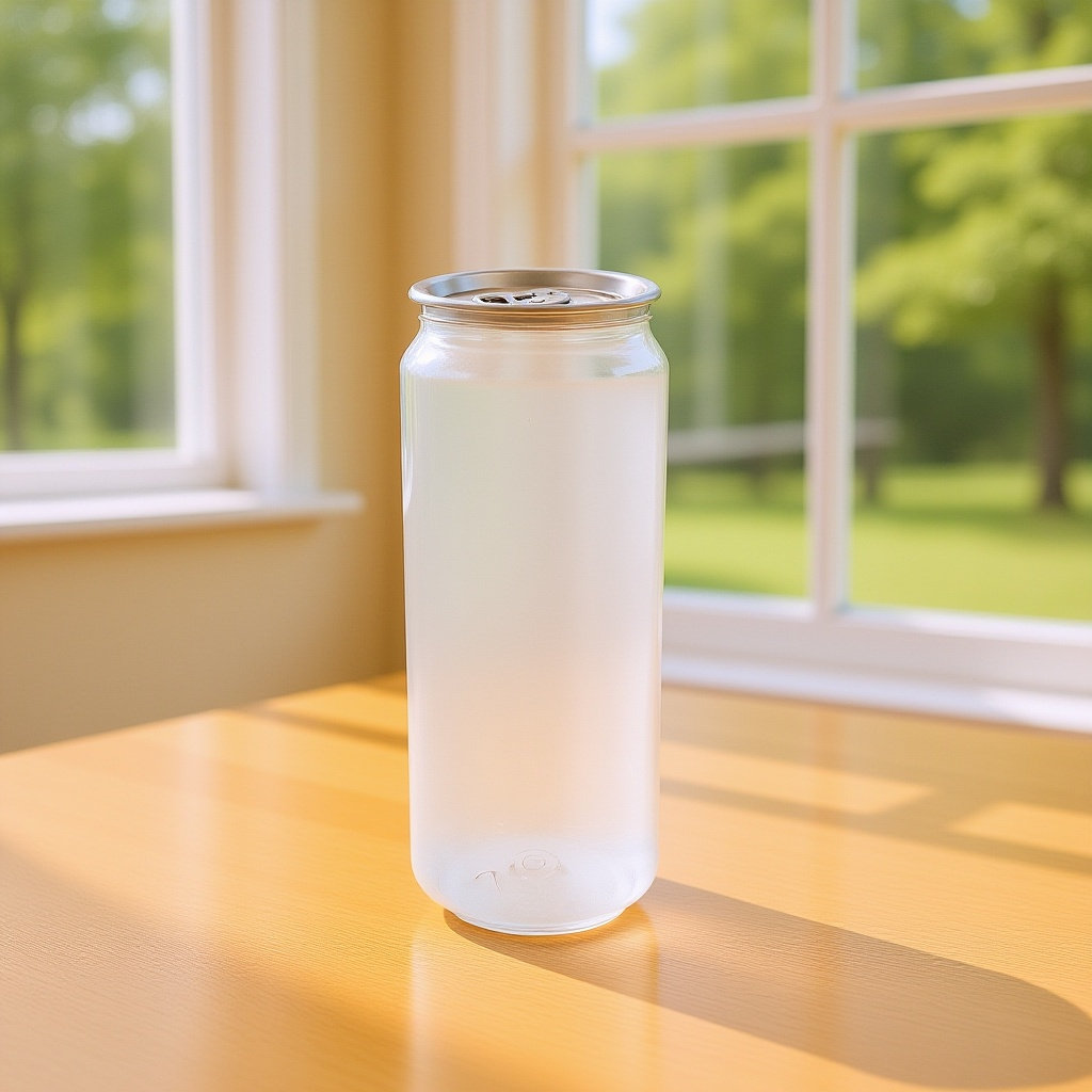 Coffee Tea Containers - 5Pcs Transparent Beverage Cans Easy Open