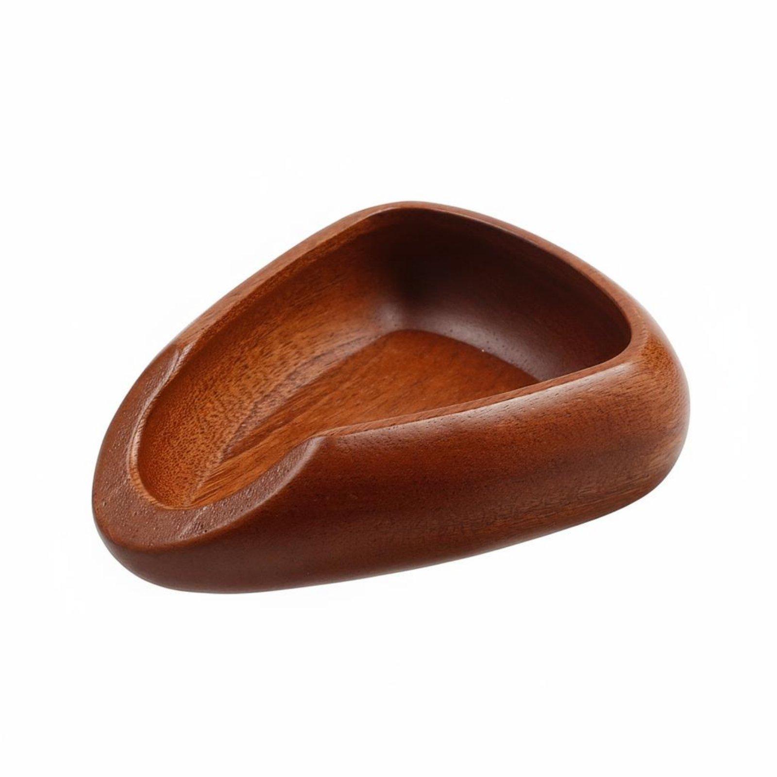 Coffee Tea Bean Leaf - Solid Wood Coffee Dosing Tray for
