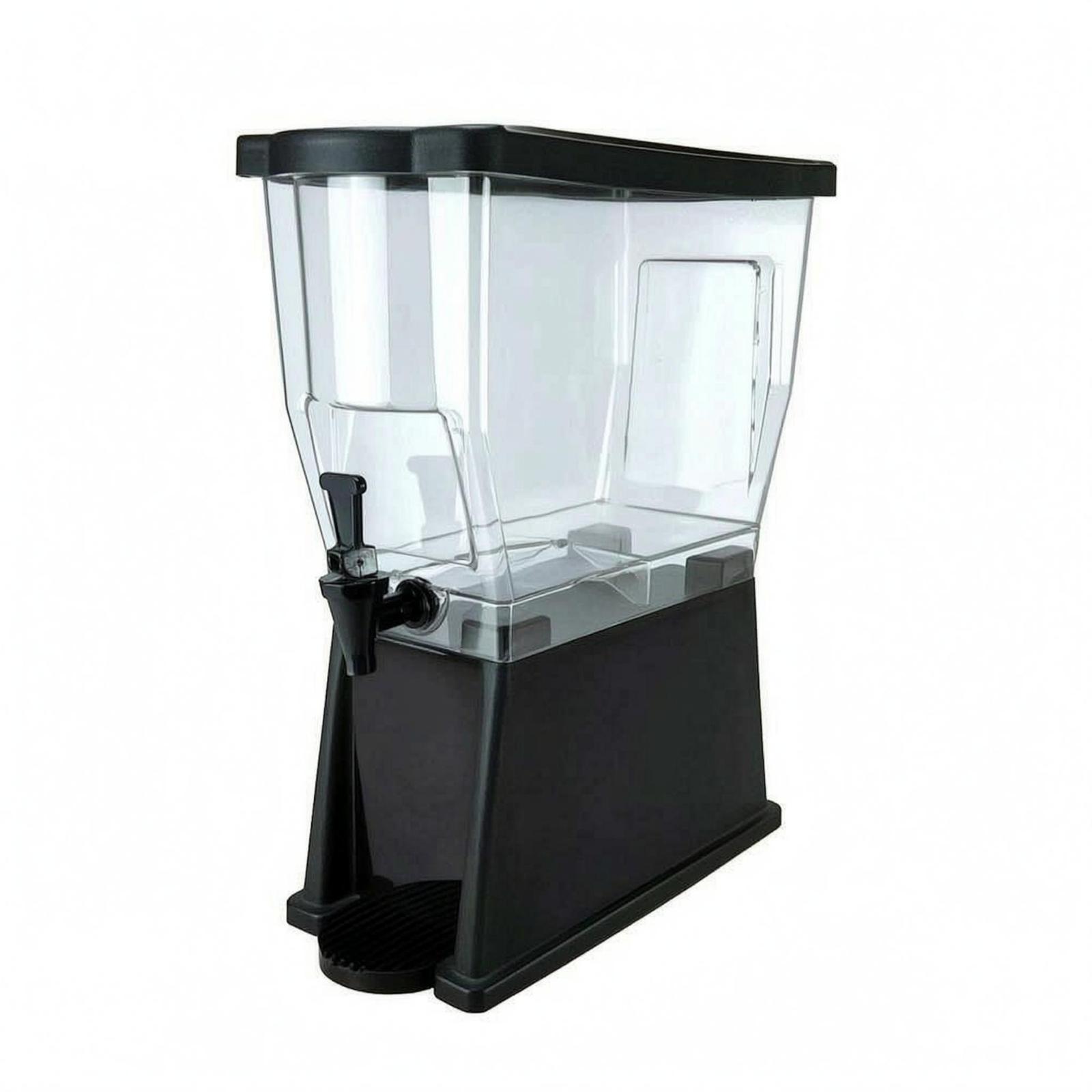 Coffee Tea Containers - Rectangular Beverage Dispenser with Tap Cold