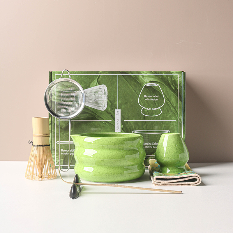 Matcha Whisk Set - 4/7PCS Japanese Matcha Set Matcha Bowl