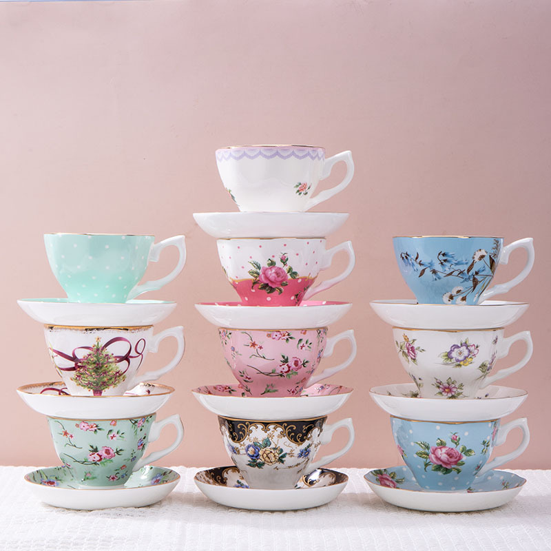 Coffee Tea Set - 1pc French Ceramic Coffee Cup Set
