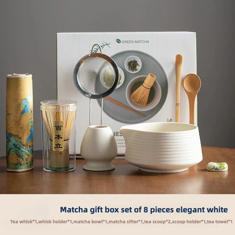 Hot 8PCS Premium Matcha Tea Se - огляд і ціна Matcha Whisk Set