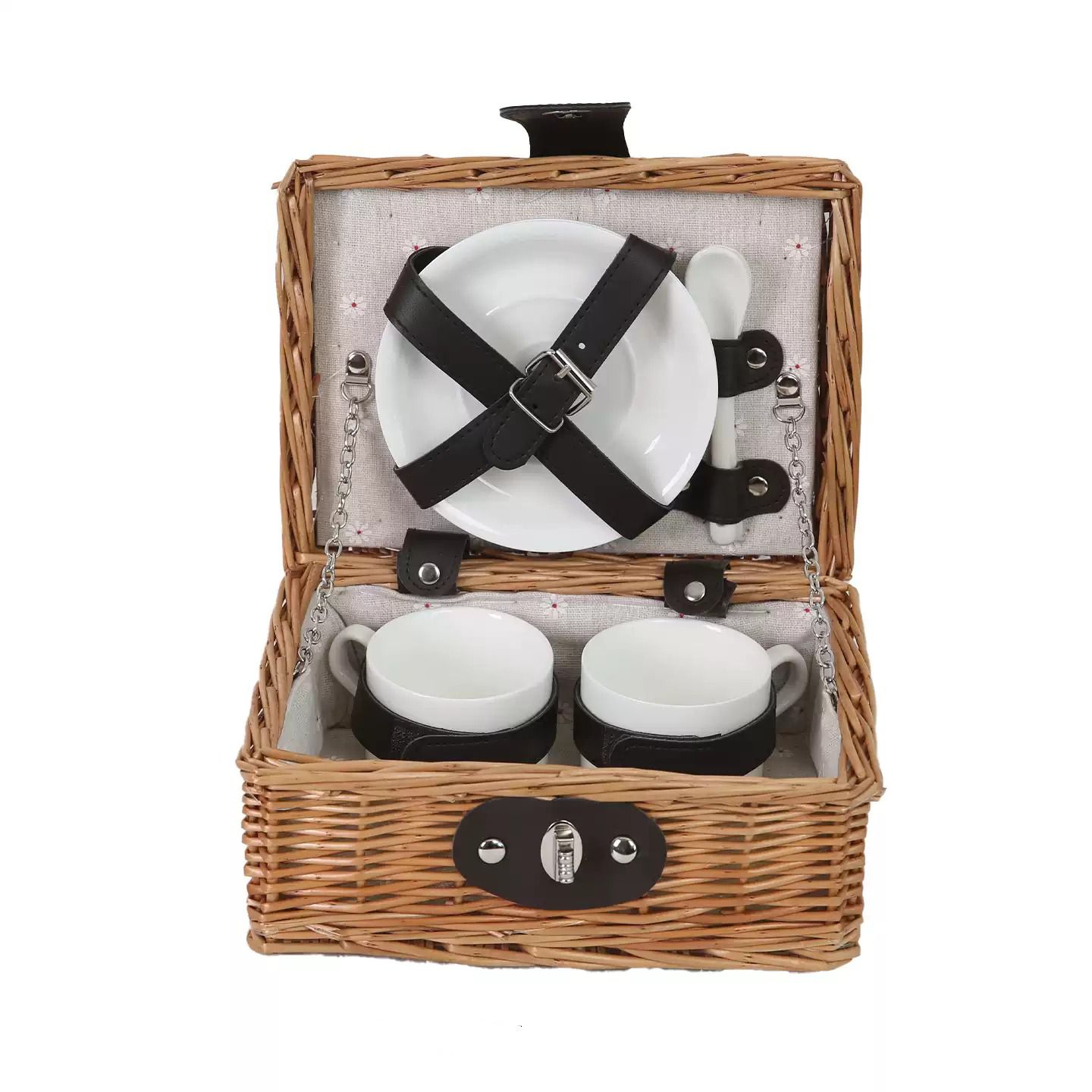 2 Person Willow Picnic Basket  - огляд і ціна Coffee Tea Set