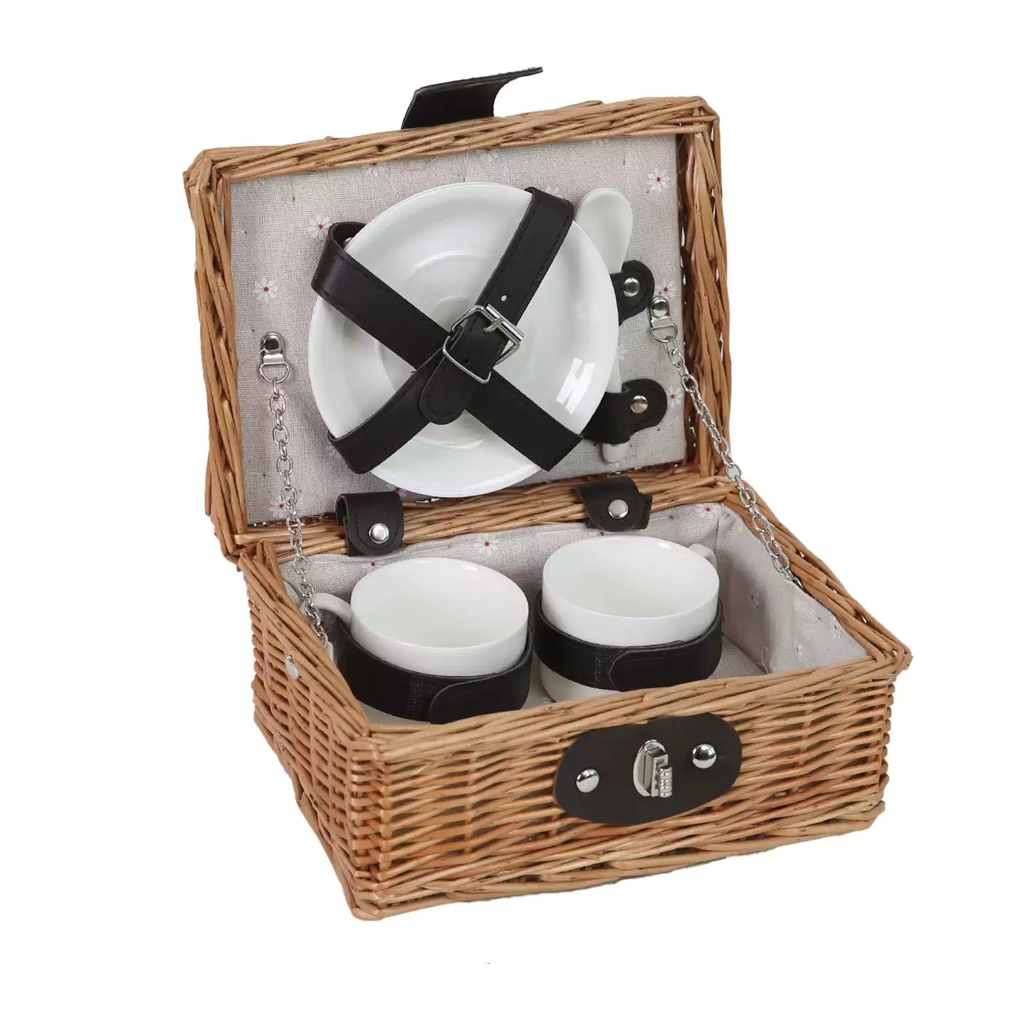 2 Person Willow Picnic Basket  - огляд і ціна Coffee Tea Set