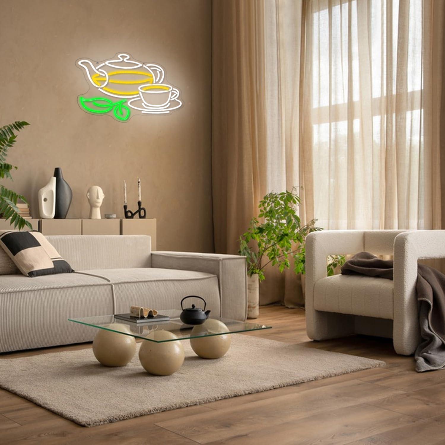 Tea Neon Sign USB Dimmable LED - огляд і ціна Coffee Tea Plantation