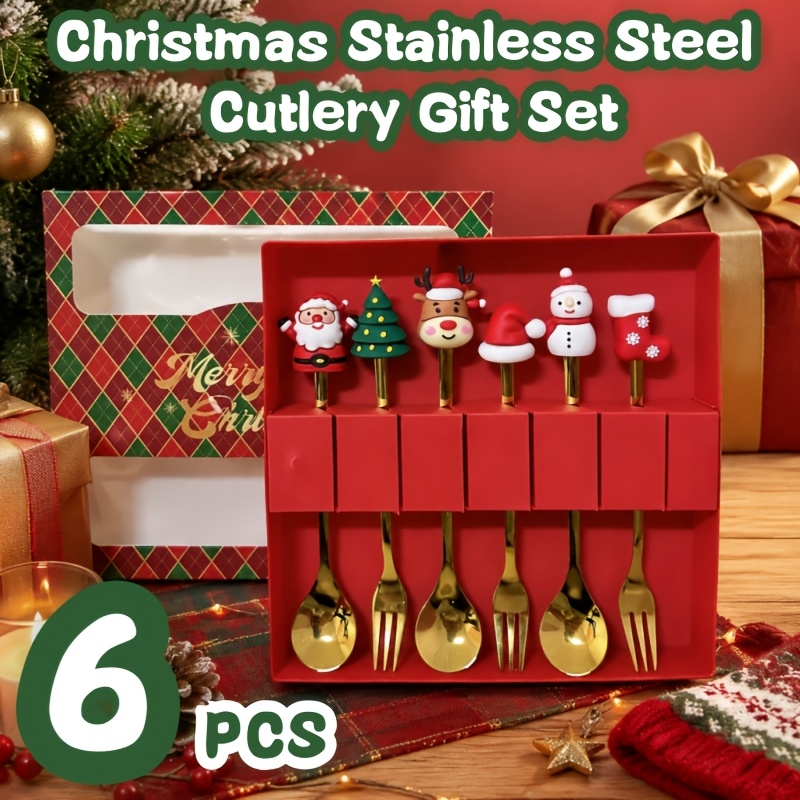 6Pcs Festive Christmas Spoon F - огляд і ціна Coffee Tea Festival