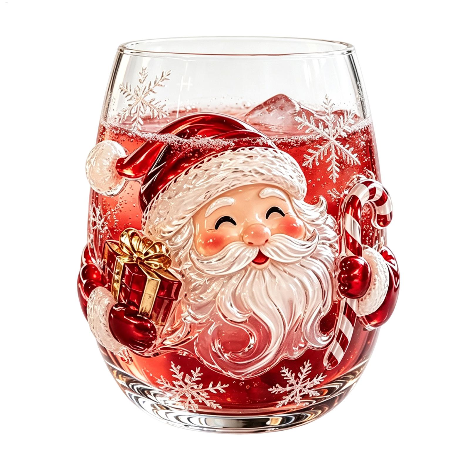 350ml 3D P attern Christmas Gl - огляд і ціна Coffee Tea Festival
