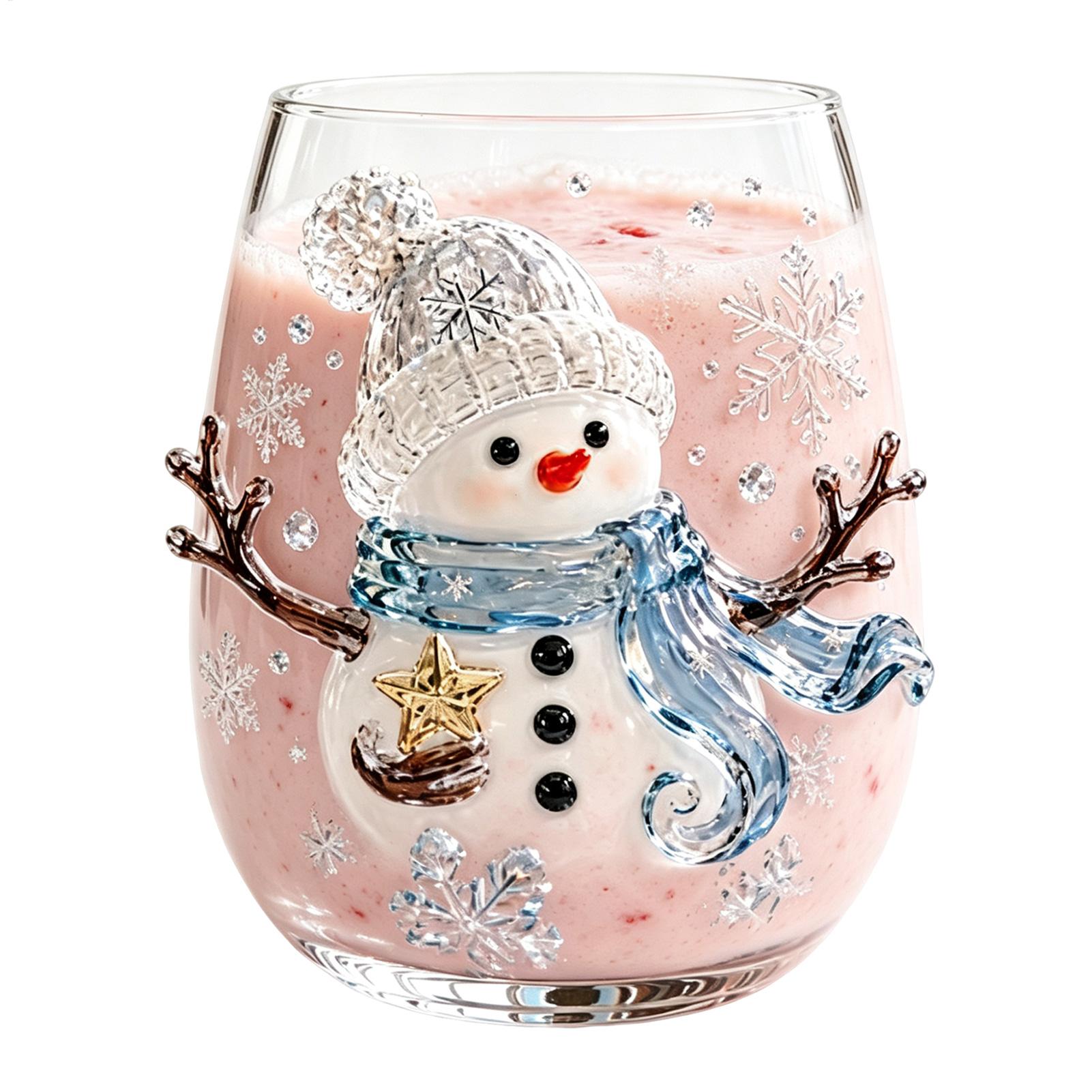 350ml 3D P attern Christmas Gl - огляд і ціна Coffee Tea Festival