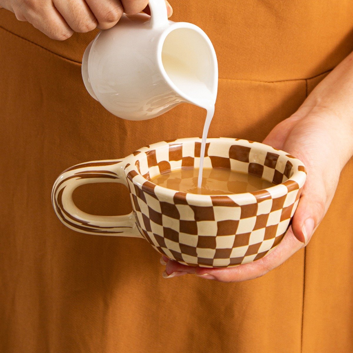 1pc Ceramic Coffee Mug with Wr - огляд і ціна Tea & Coffee Quận 1