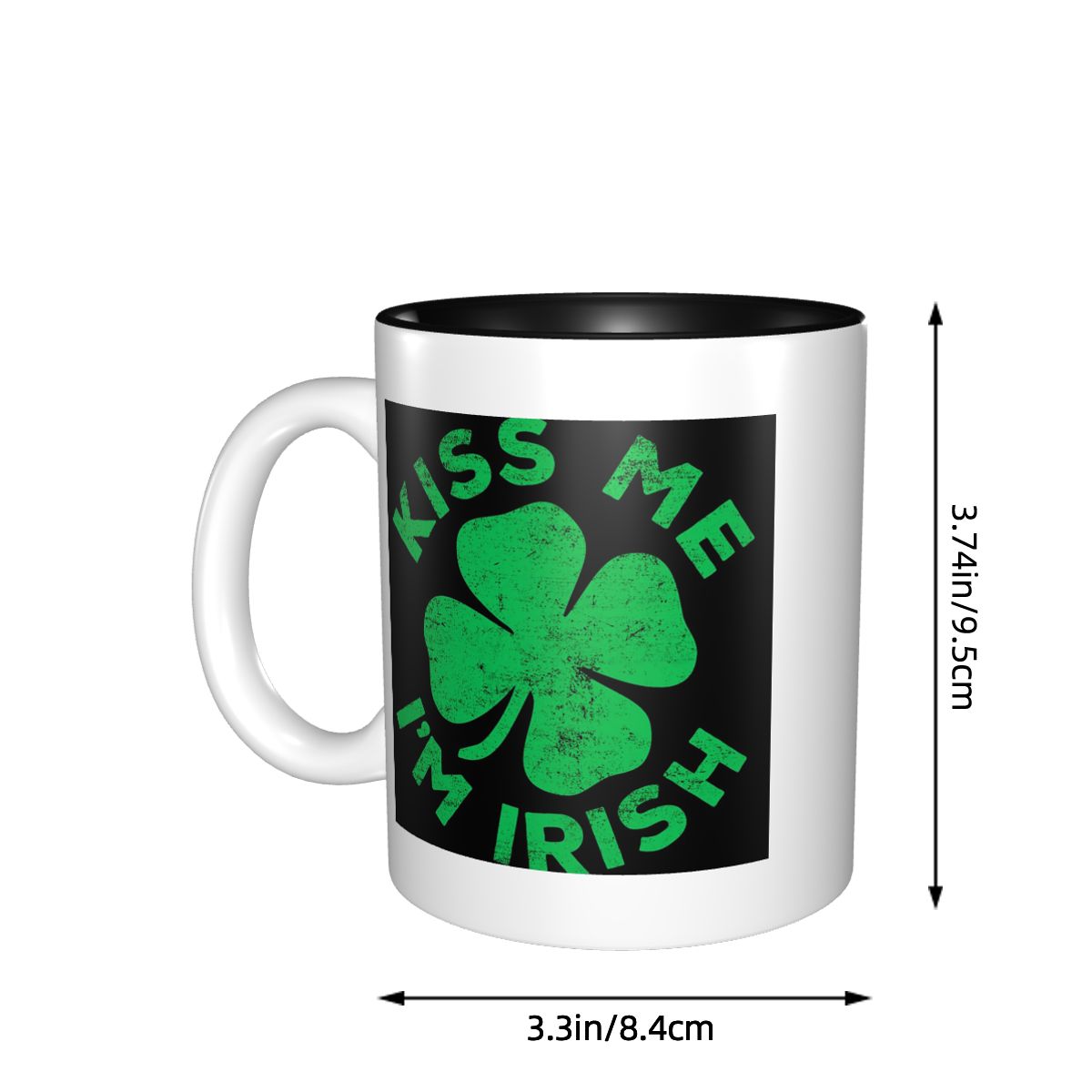 Kiss Me I'm Irish Mug Funny Ce - огляд і ціна Coffee Tea With Me