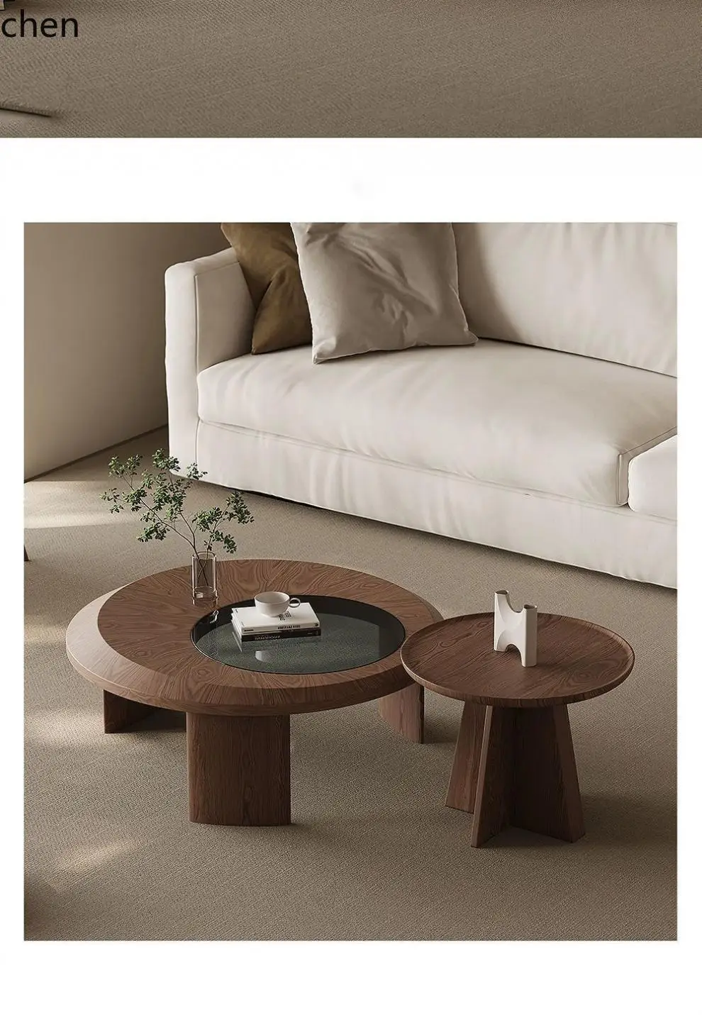 b11-7.2 Walnut Tea Table Combi - огляд і ціна Tea & Coffee Quận 1