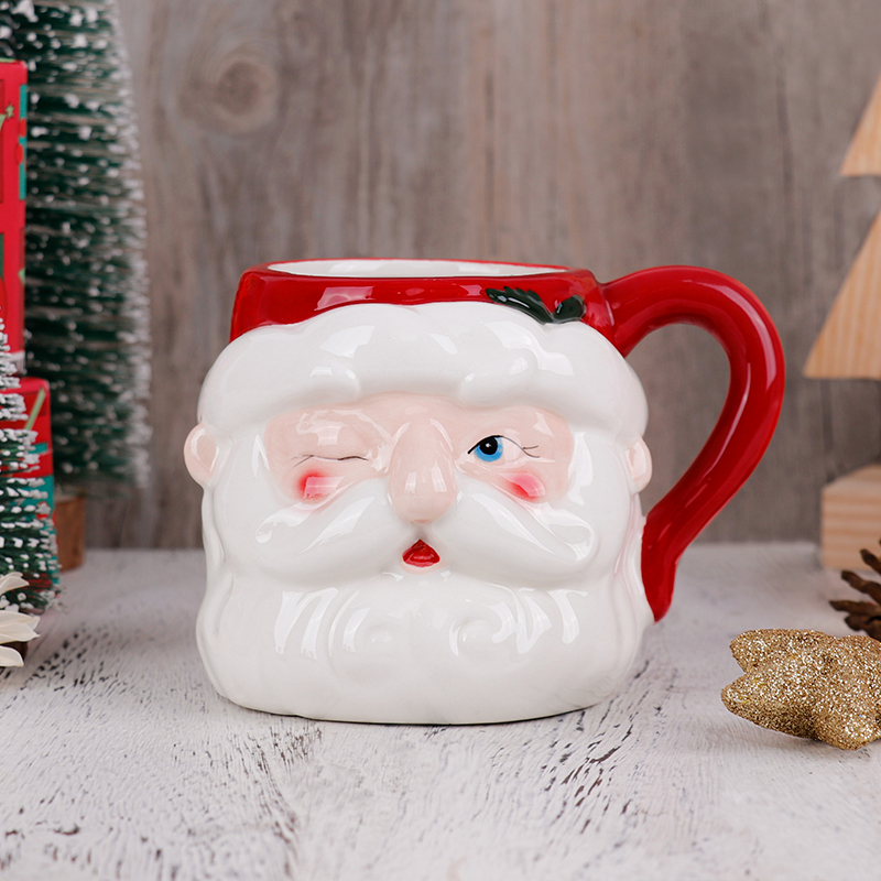 Christmas 3D Santa Ceramic Mug - огляд і ціна Coffee Tea Festival