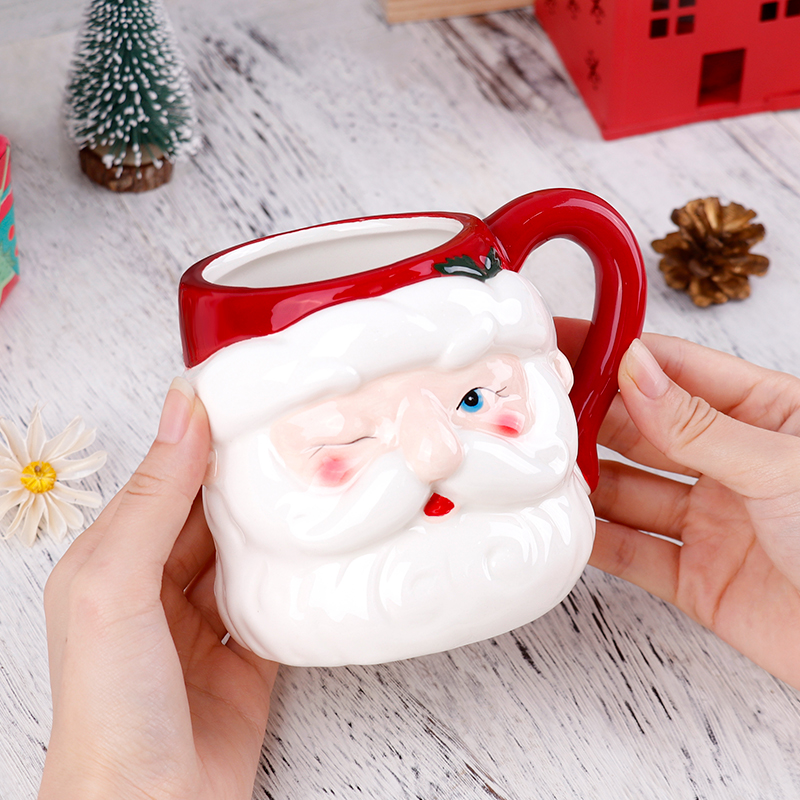 Christmas 3D Santa Ceramic Mug - огляд і ціна Coffee Tea Festival