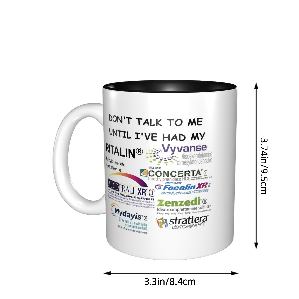 Dont Talk To Me Mug Funny Cera - огляд і ціна Coffee Tea With Me
