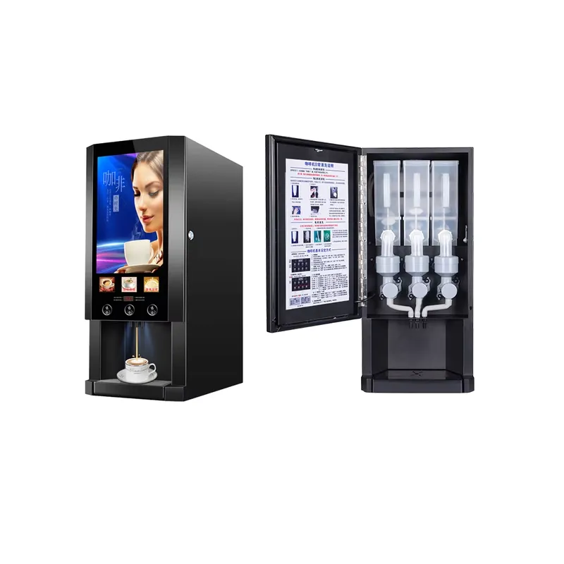 for E30S 3 Milk Tea Vending Ma - огляд і ціна Coffee Tea Vending Machine For Office