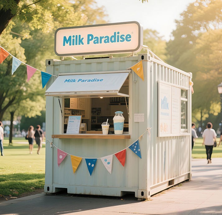 Prefab Container Coffee Shop M - огляд і ціна Coffee Tea Containers