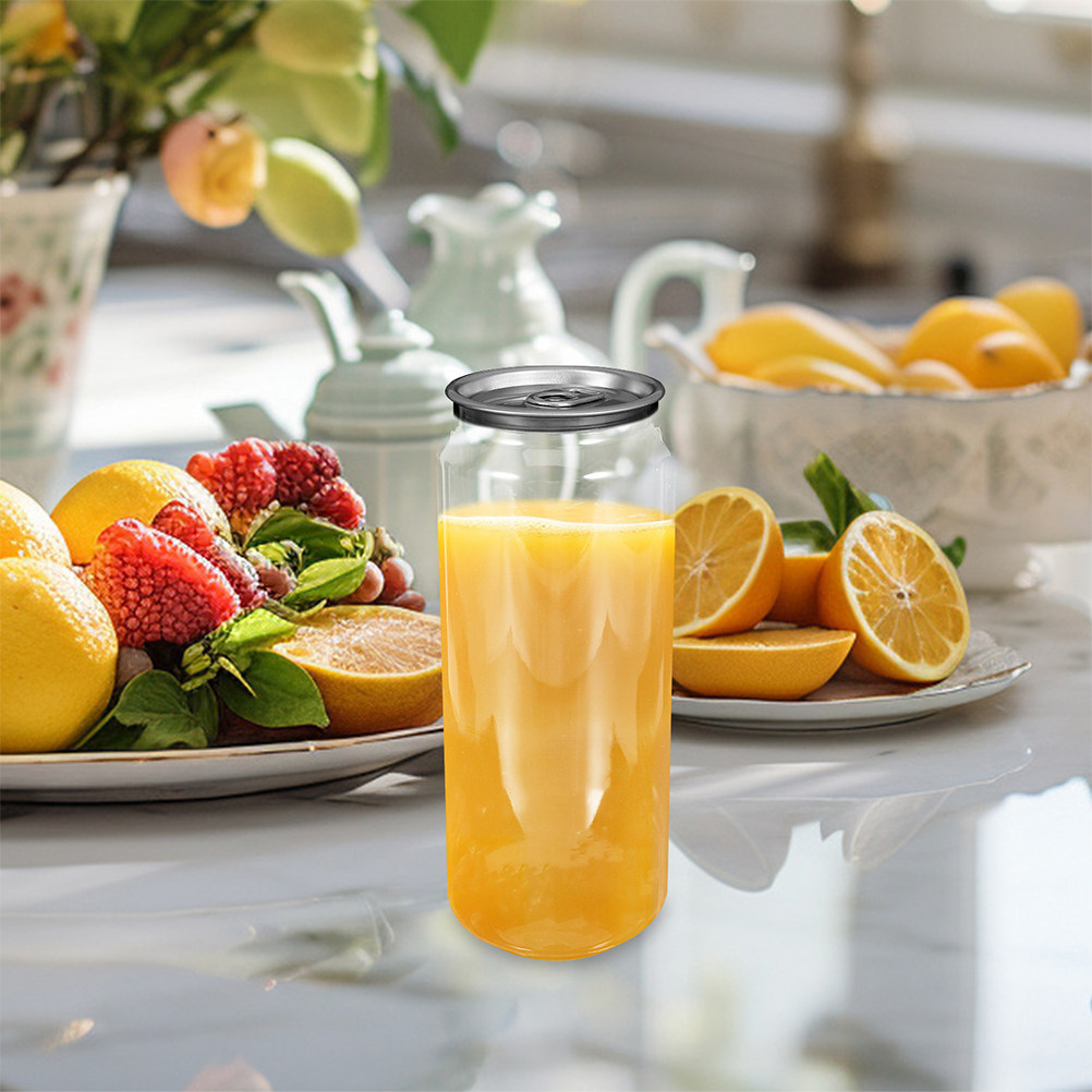 5Pcs Transparent Beverage Cans - огляд і ціна Coffee Tea Containers