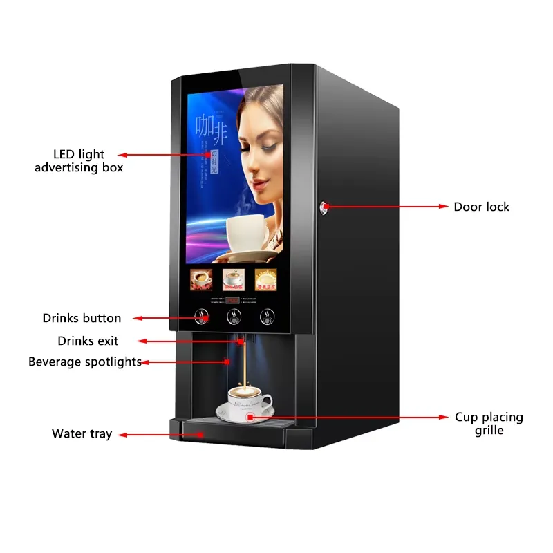 for E30S SUPIN Automatic Insta - огляд і ціна Coffee Tea Vending Machine For Office