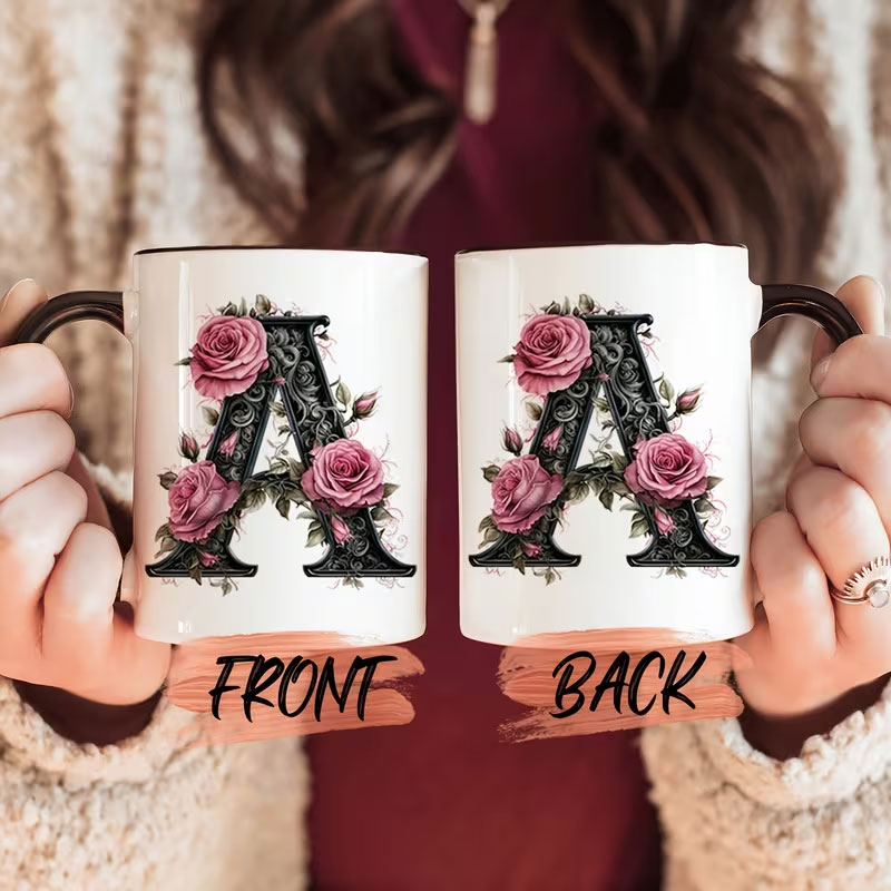 1 Black Letter Flower A-F Prin - огляд і ціна Best Tea Coffee