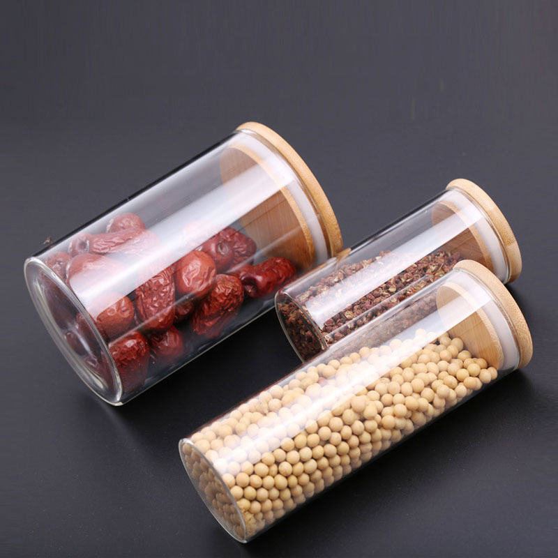 Glass Food Storage Jars with A - огляд і ціна Coffee Tea Bean Leaf