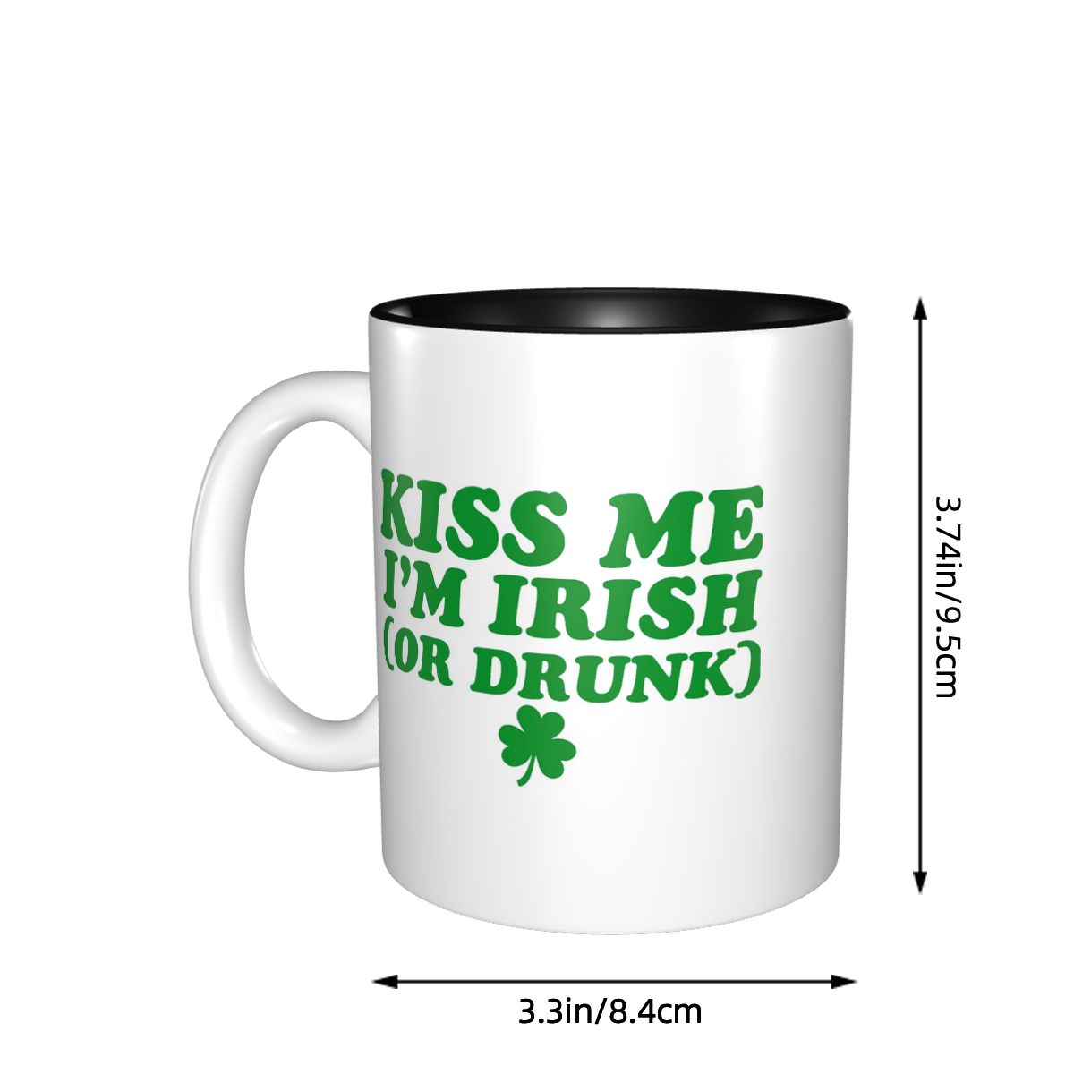 Kiss Me I'm Irish Mug Funny Ce - огляд і ціна Coffee Tea With Me