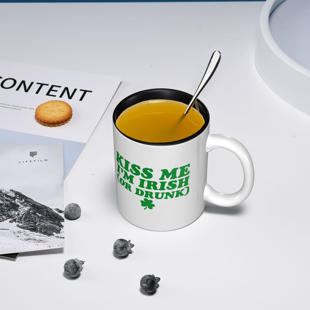 Kiss Me I'm Irish Mug Funny Ce - огляд і ціна Coffee Tea With Me