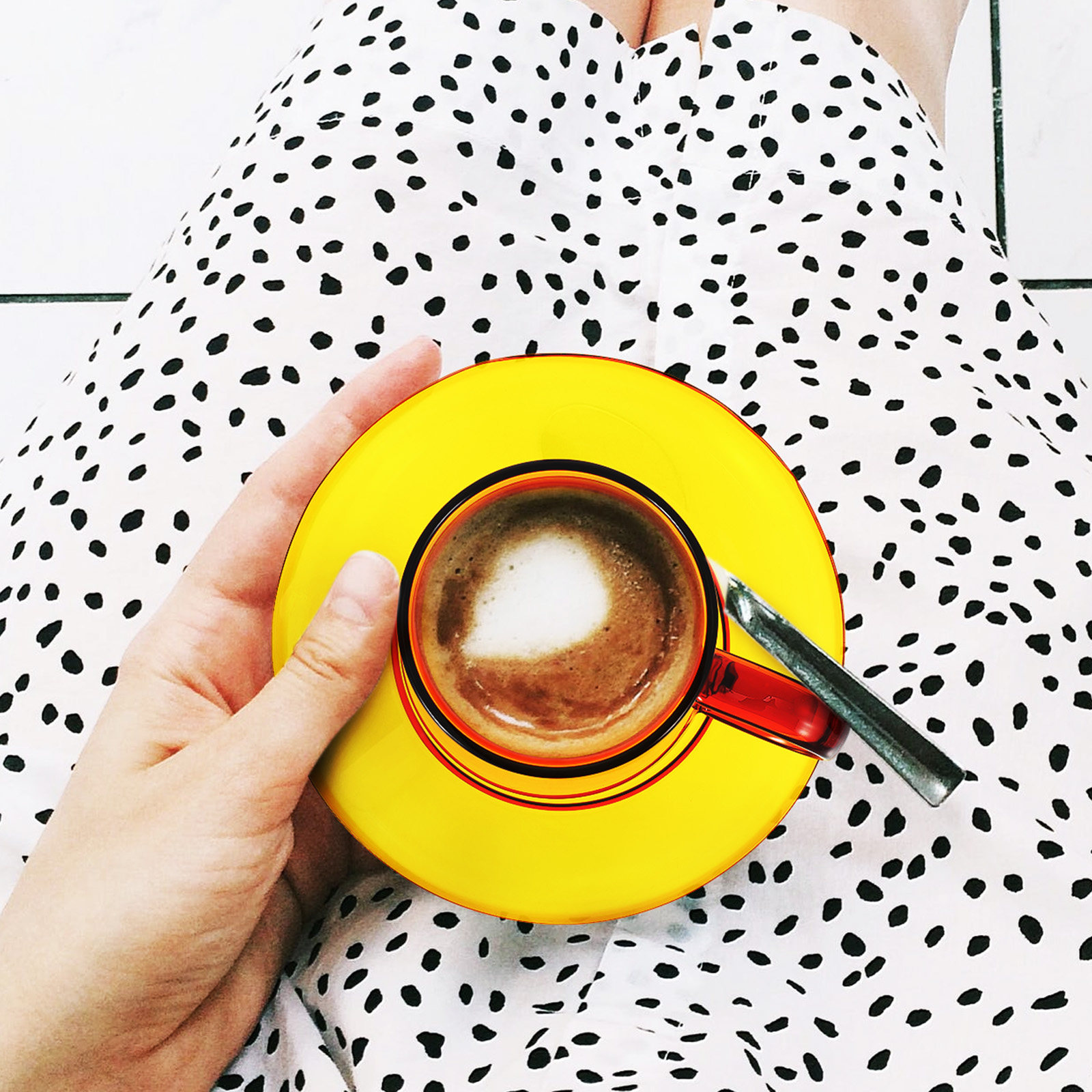 Glass Coffee Cup and Saucer Se - огляд і ціна Coffee Tea Set