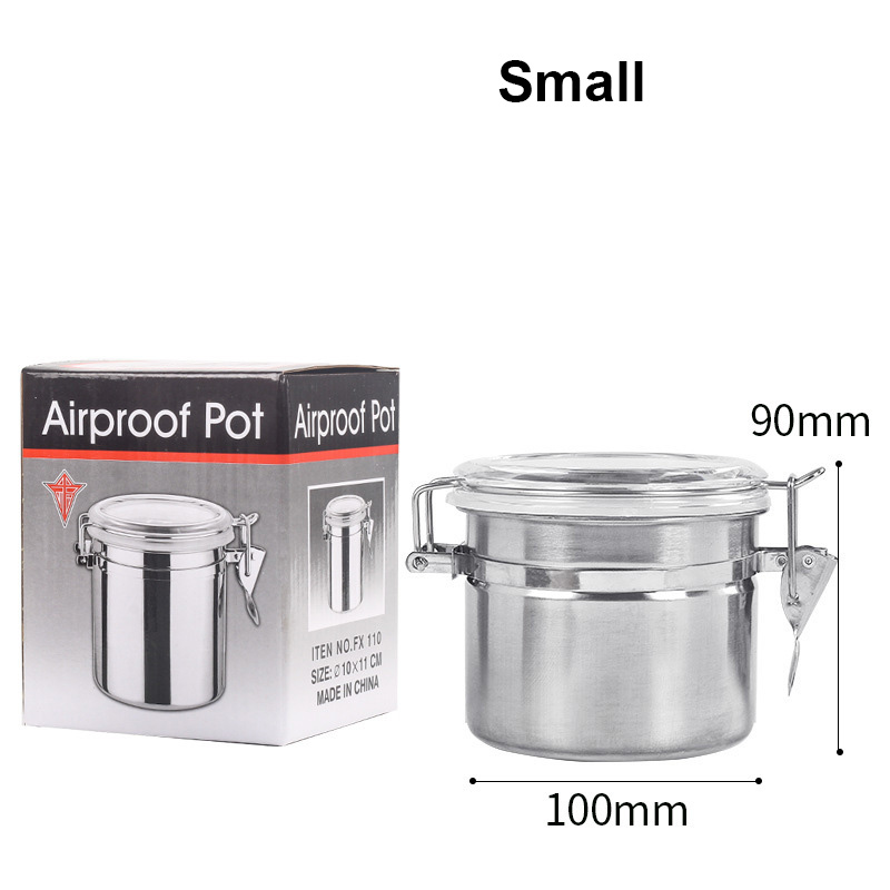 Stainless Steel Airtight Canis - огляд і ціна Coffee Tea Containers