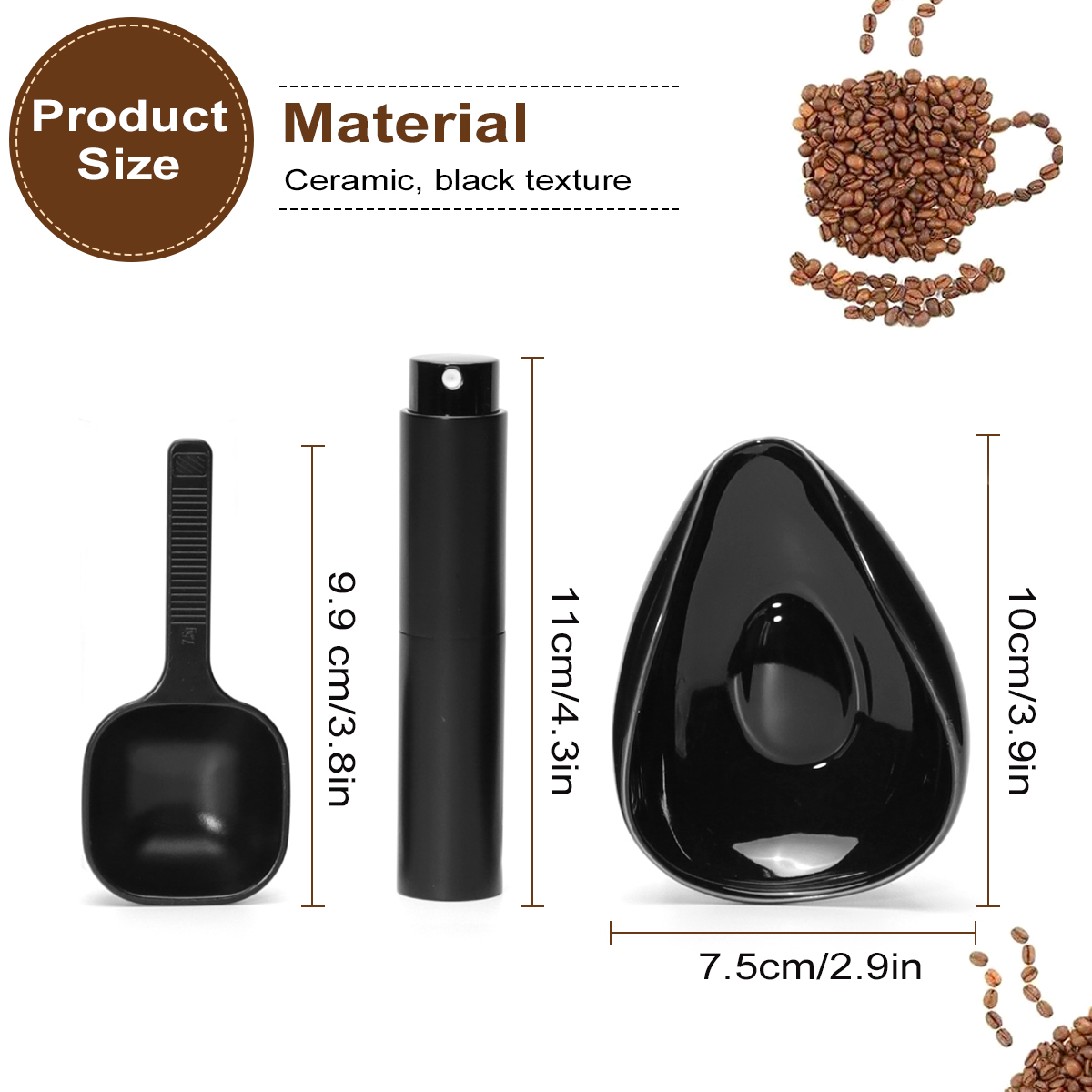 Leeseph Coffee Bean Dosing Cup - огляд і ціна Coffee Tea Set