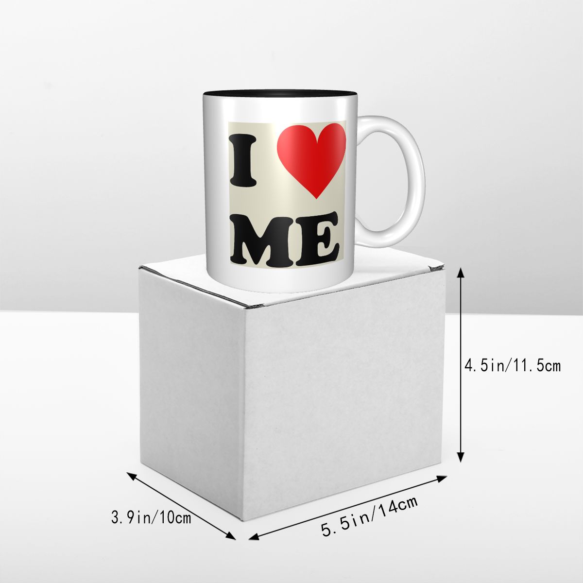 I Love Me Heart Mug Funny Cera - огляд і ціна Coffee Tea With Me