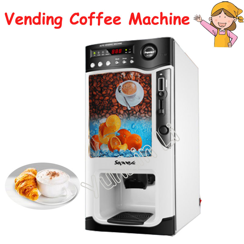 220V Automatic Coin Operated H - огляд і ціна Coffee Tea Vending Machine For Office
