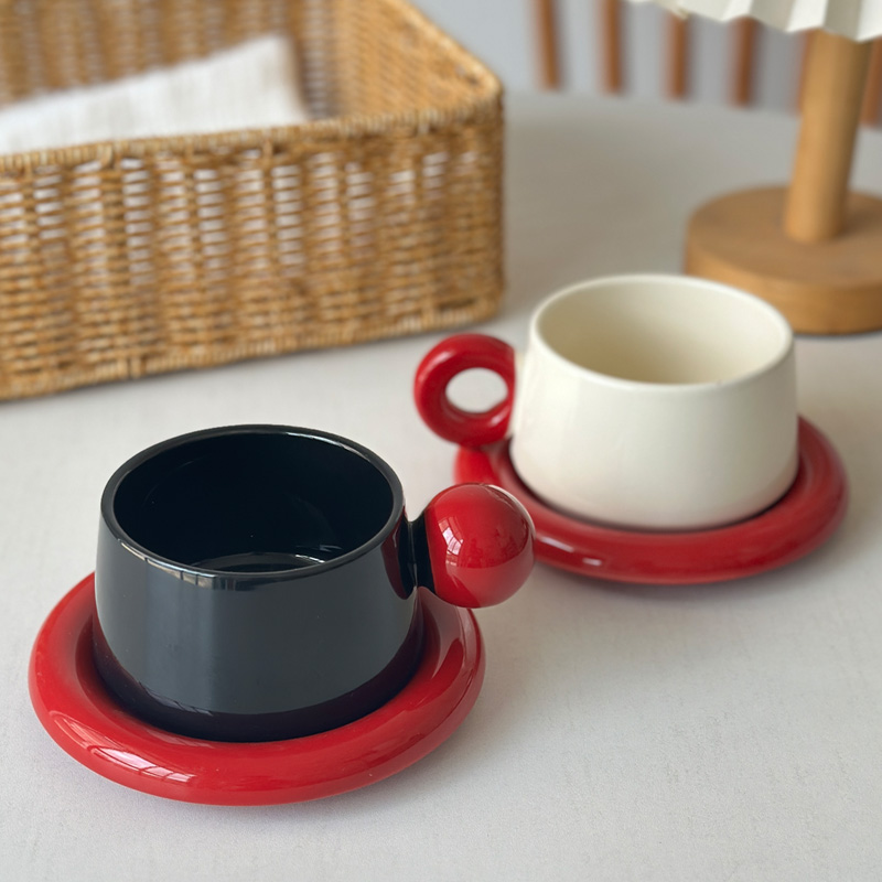 210ml Ceramic Coffee Cup Dish  - огляд і ціна Coffee Tea Festival