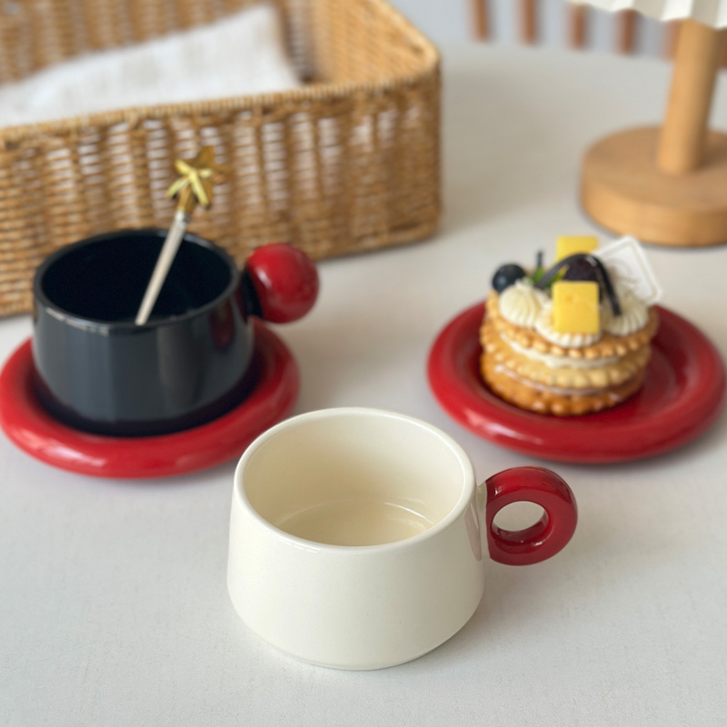 210ml Ceramic Coffee Cup Dish  - огляд і ціна Coffee Tea Festival