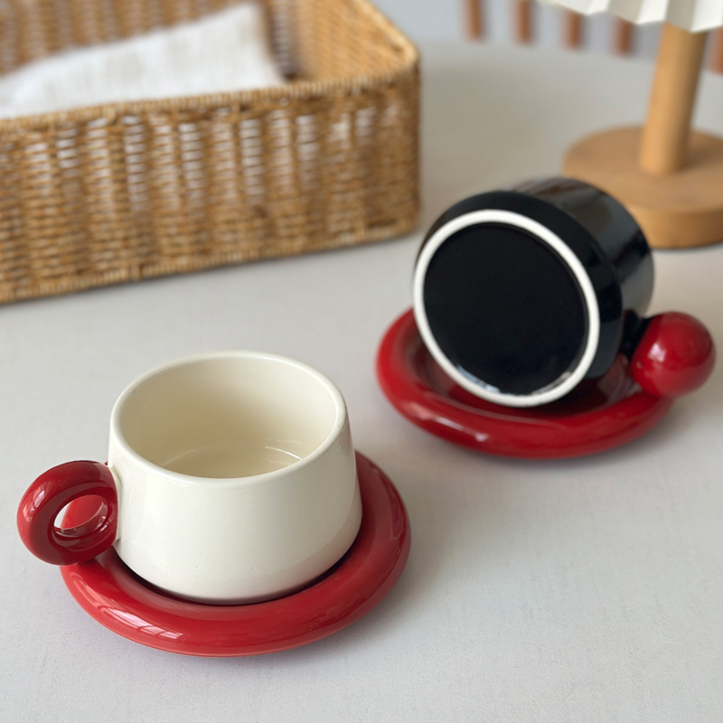 210ml Ceramic Coffee Cup Dish  - огляд і ціна Coffee Tea Festival