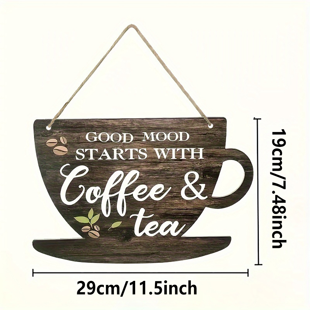 1pc Rustic Coffee & Tea Wooden - огляд і ціна Coffee Tea Festival
