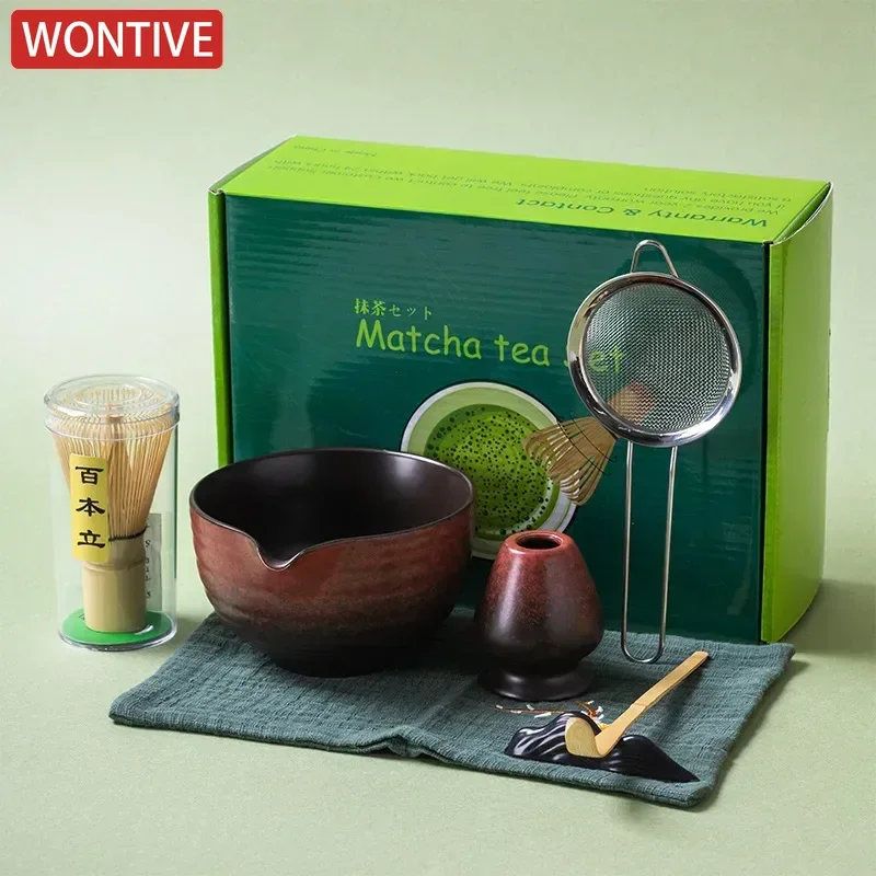 1-7pcs Japanese Matcha Making  - огляд і ціна Matcha Whisk Set