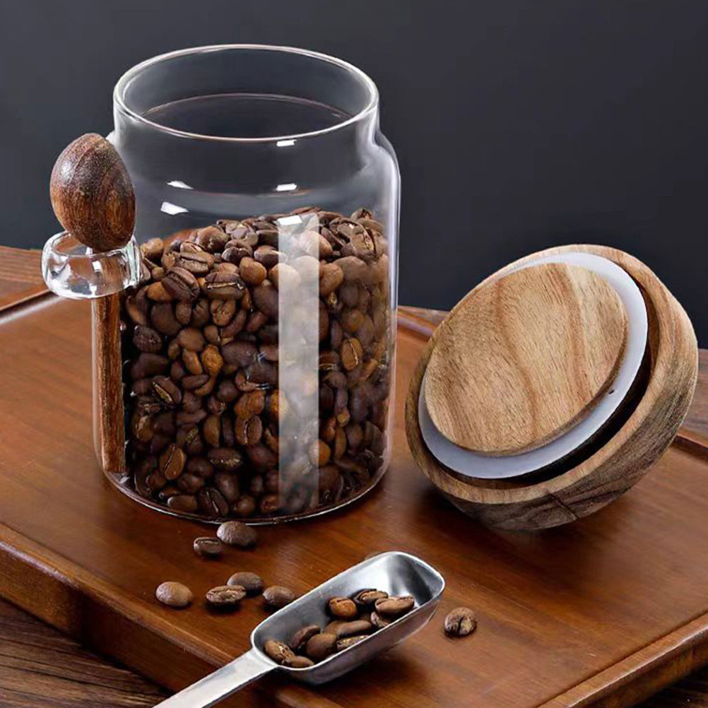 Transparent Glass Food Storage - огляд і ціна Coffee Tea Containers