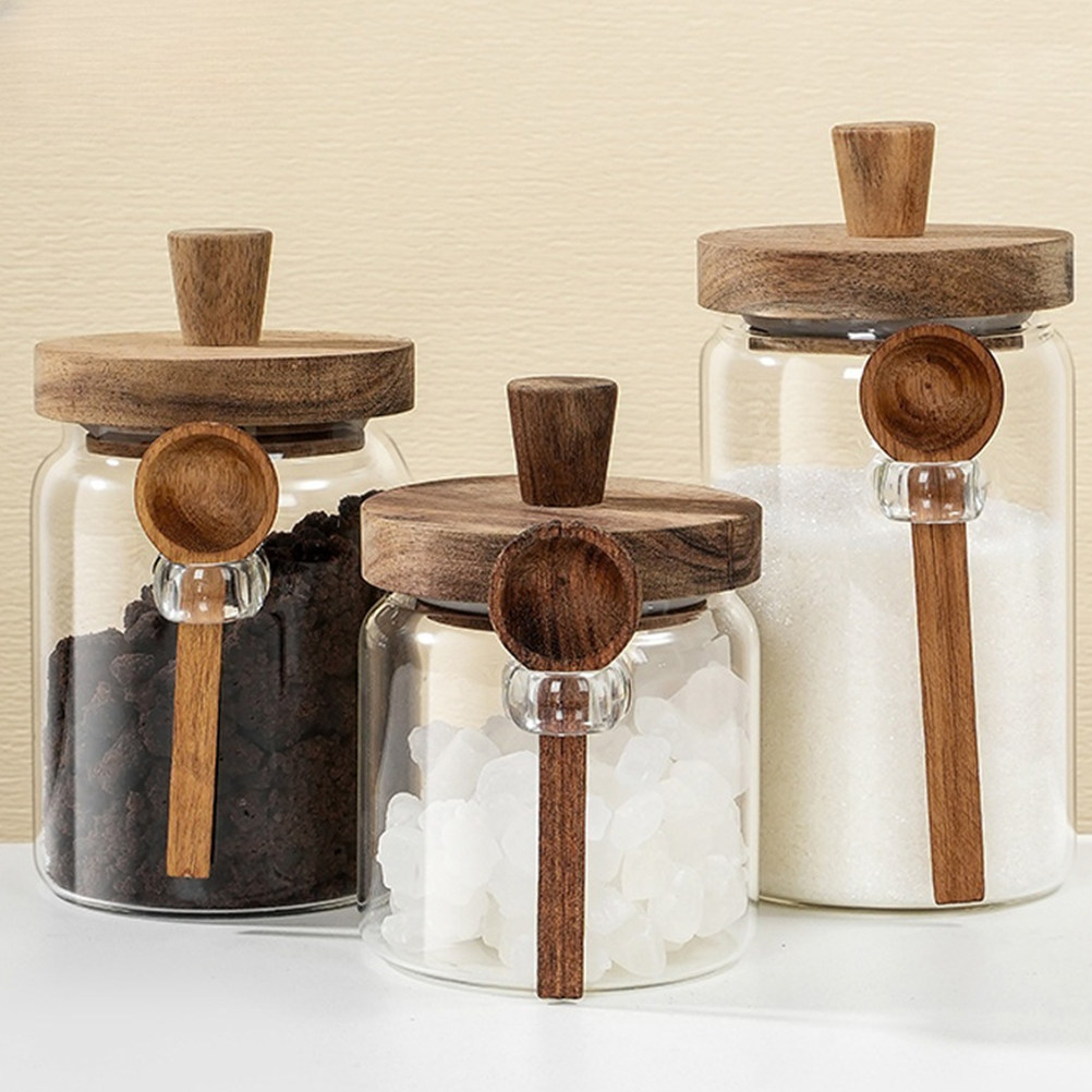 Transparent Glass Food Storage - огляд і ціна Coffee Tea Containers