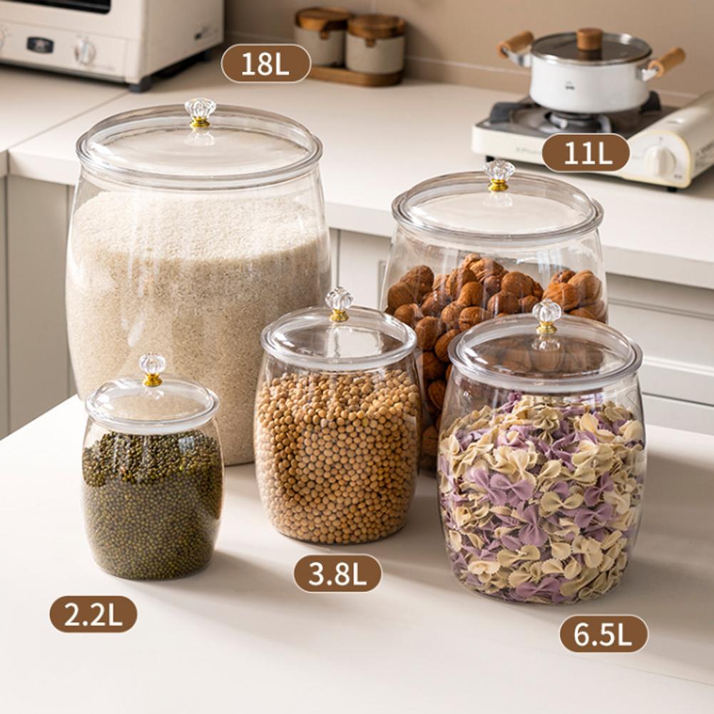 Large Transparent Plastic Seal - огляд і ціна Coffee Tea Containers
