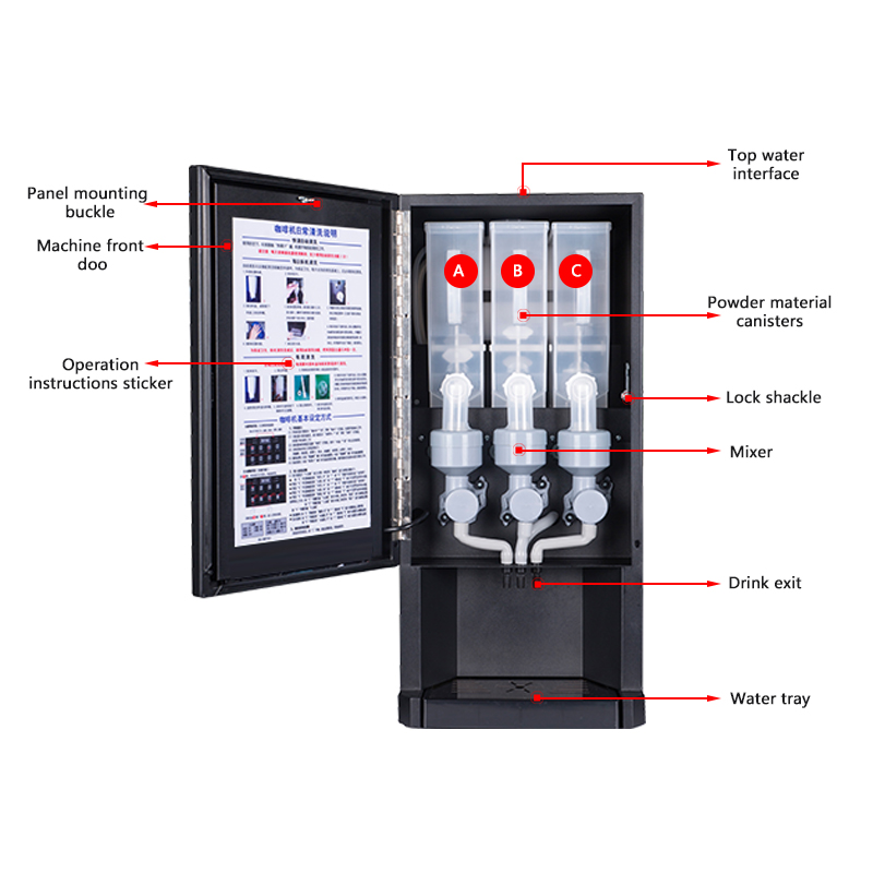 E-30SW Automatic Instant Coffe - огляд і ціна Coffee Tea Vending Machine For Office