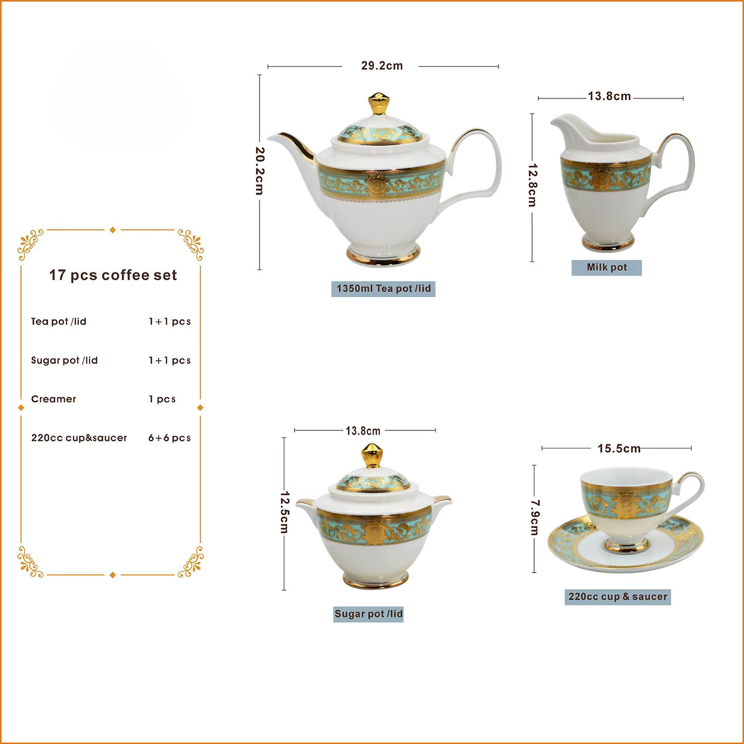 Royal  Luxurious 24K Embossed  - огляд і ціна Best Tea Coffee