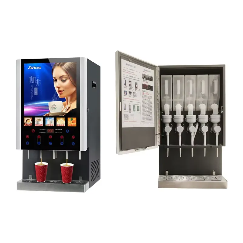 for 50SCW-12L Iced Coffee Vend - огляд і ціна Coffee Tea Vending Machine For Office