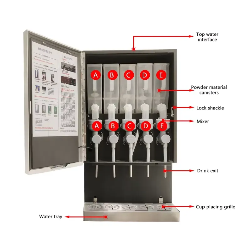 for 50SCW-12L Iced Coffee Vend - огляд і ціна Coffee Tea Vending Machine For Office