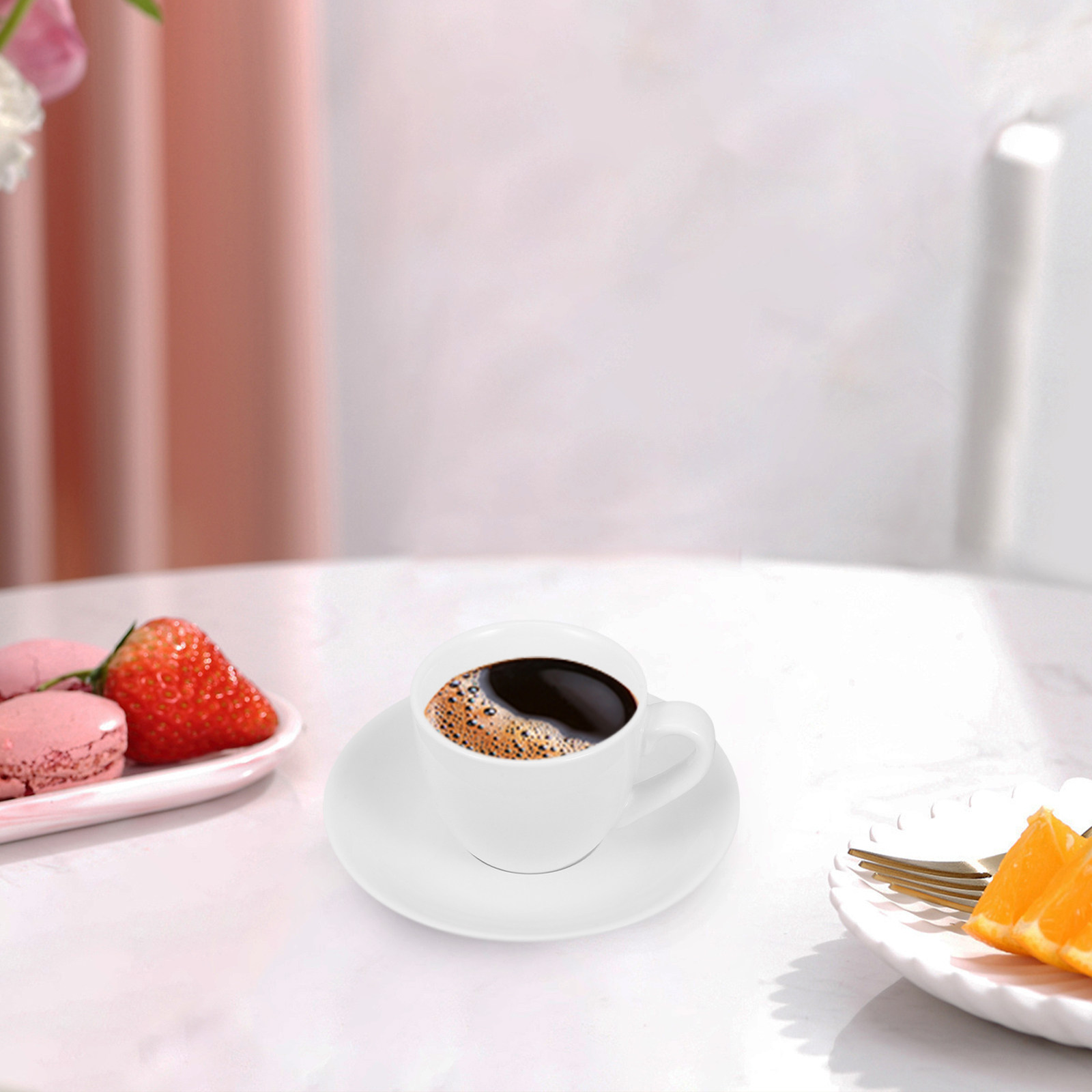 1Set Coffee Cup Saucer Simple  - огляд і ціна Coffee Tea Set