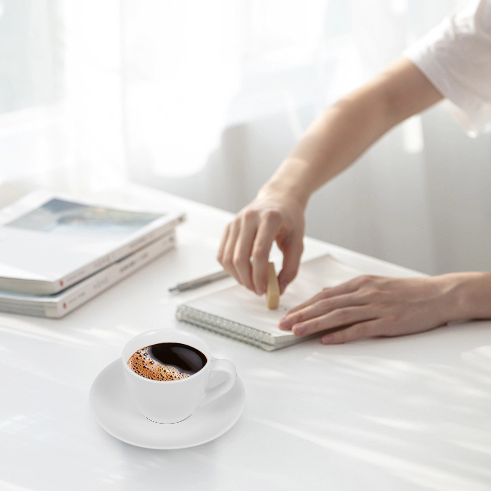 1Set Coffee Cup Saucer Simple  - огляд і ціна Coffee Tea Set
