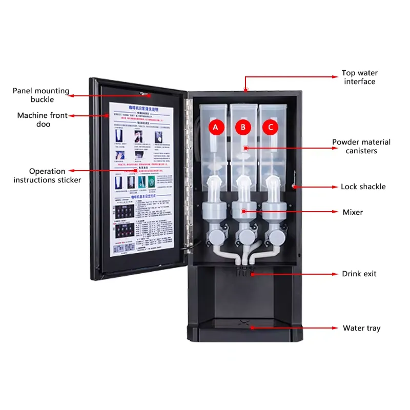 for E30SW Instant Coffee Machi - огляд і ціна Coffee Tea Vending Machine For Office