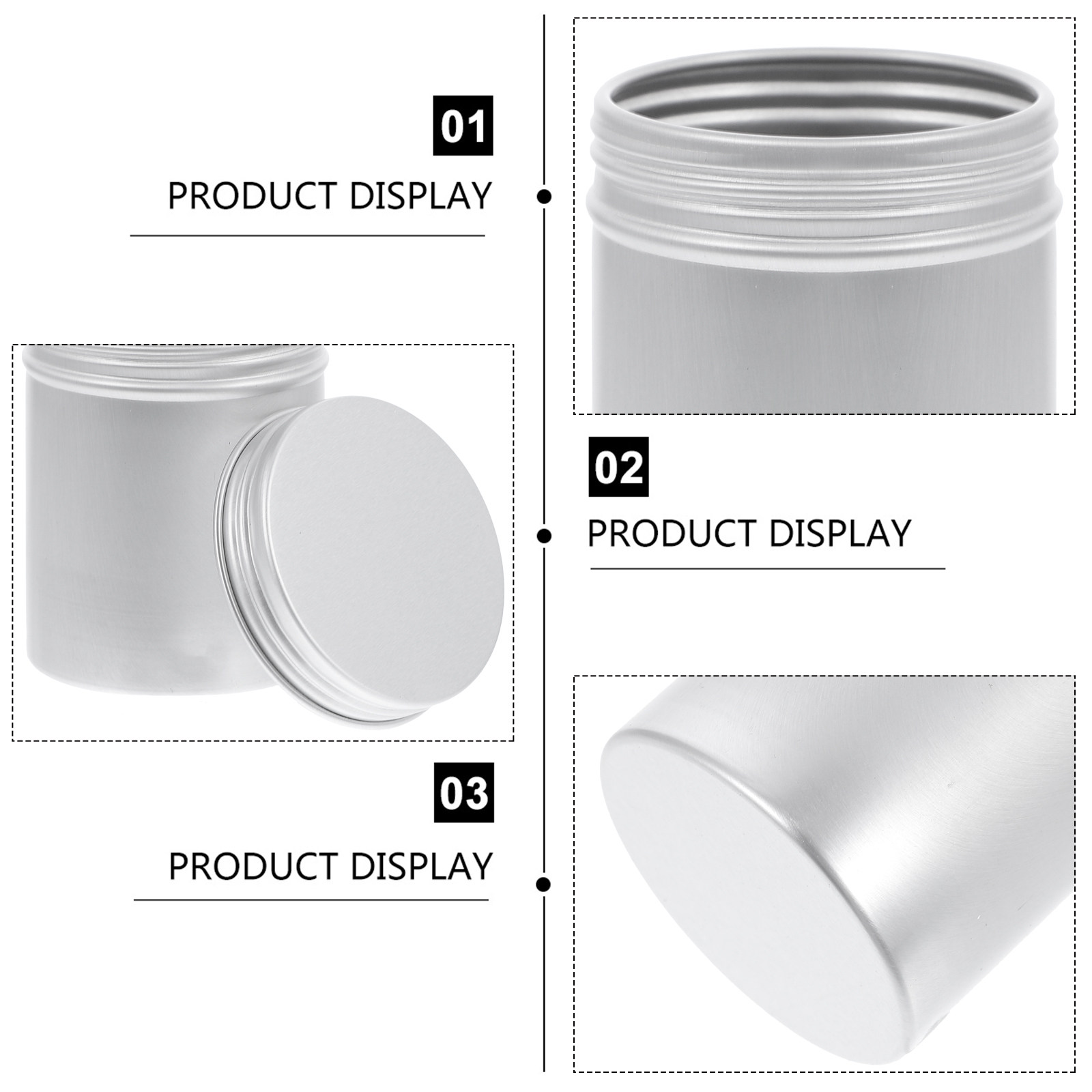 4Pcs Mini Aluminum Storage Can - огляд і ціна Coffee Tea Containers