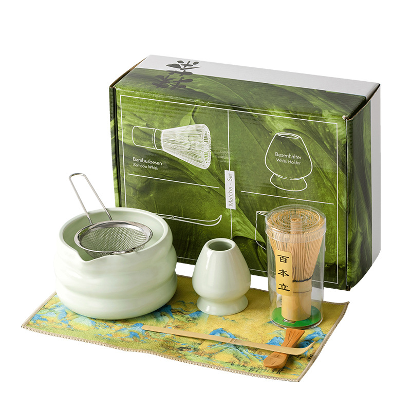 4/7PCS Japanese Matcha Set Mat - огляд і ціна Matcha Whisk Set