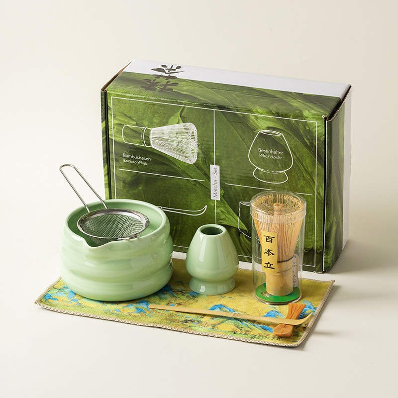 4/7PCS Japanese Matcha Set Mat - огляд і ціна Matcha Whisk Set