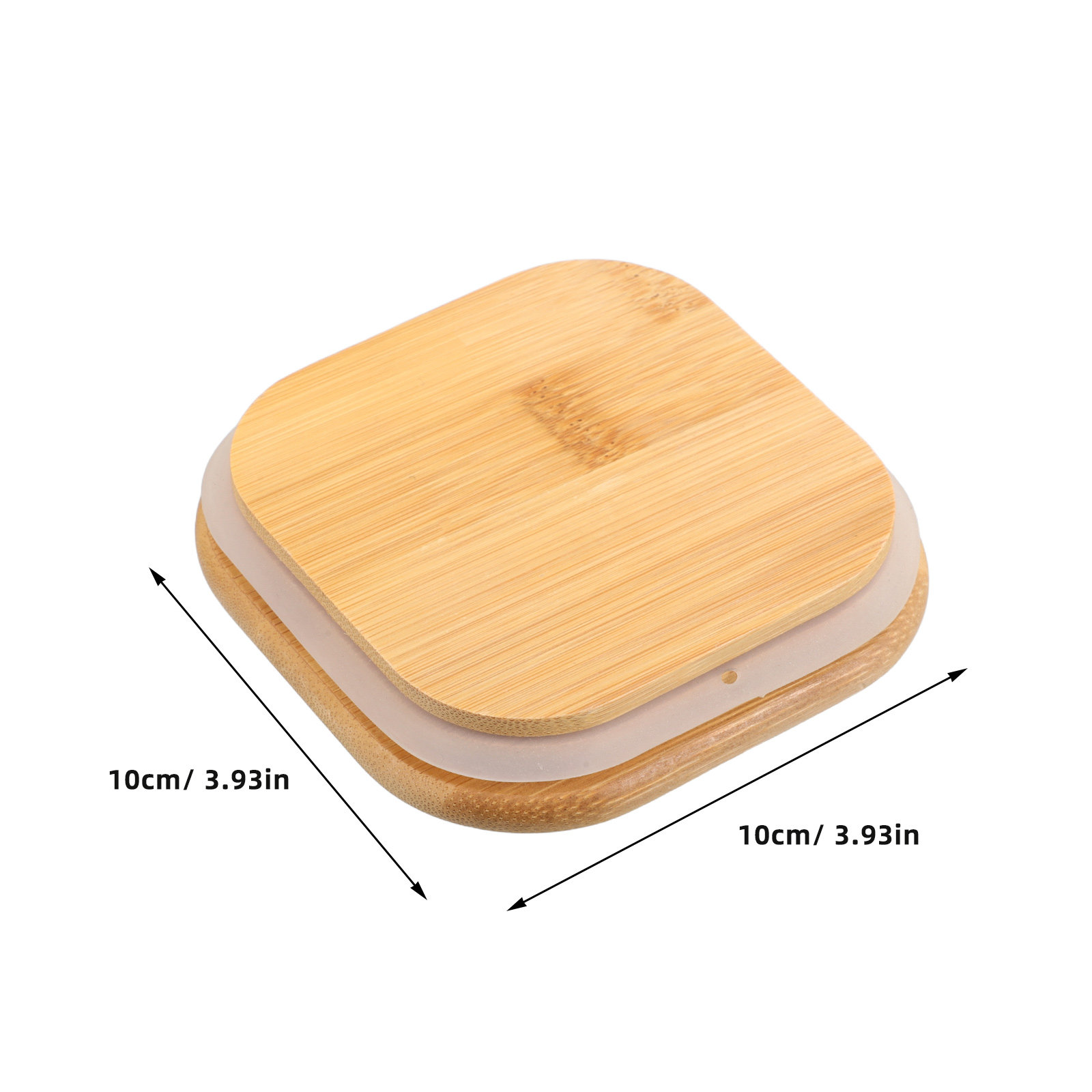4Pcs Glass Canister Bamboo Lid - огляд і ціна Coffee Tea Bean Leaf